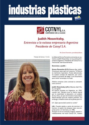 Judith Nosovitzky,
Entrevista a la exitosa empresaria Argentina
Presidente de Cotnyl S.A.